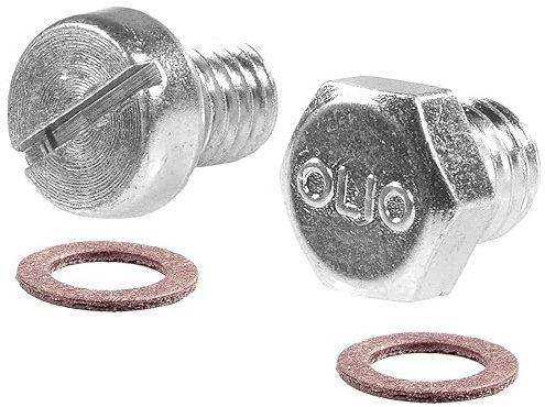 Tappo carico e scarico olio motore - Kit viti complete di guarnizioni - P.iaggio 50 125 150 200 PX PK - CI1102