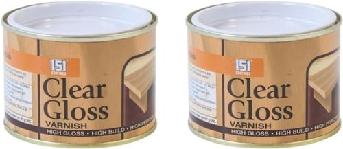 YSAMAX 151 Coatings Paint, Clear Gloss Varnish, Non-drip Gloss Paints, Hard Drying, Hard Built, and High Performance, Pack of 2