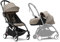 Passeggino Stokke YOYO3 con Newborn Pack - Include telaio nero, YOYO 6+ Color Pack (Taupe) e 0+ Newborn Pack (Taupe)