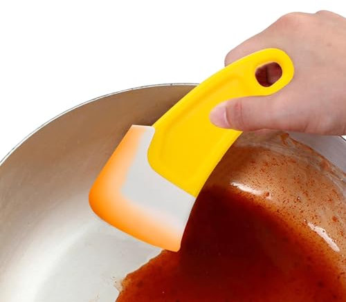 Grattoir à vaisselle - Grattoir pour casseroles et poêles de cuisine - Outil de nettoyage de casserole pour le nettoyage de la cuisine, poêles antiadhésives, ustensiles de cuisine, poêles,