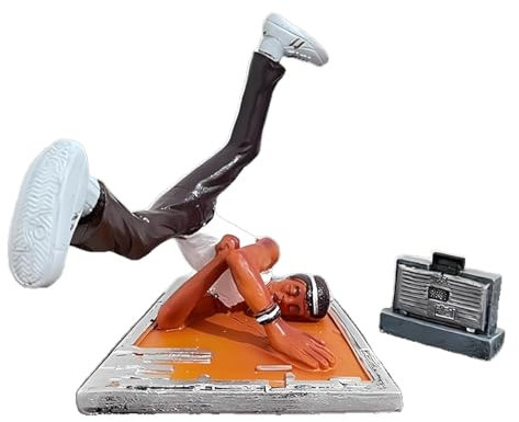 Doyomtoy Rap Star Cool Hip Hop Legends Resin Ornaments, Car or Desktop Statues, for Cake Topper, Living Room, Office, Guy Doll Rapper 2Pac, Shakur, Pac, Snoop…… (Straßentänzerin)