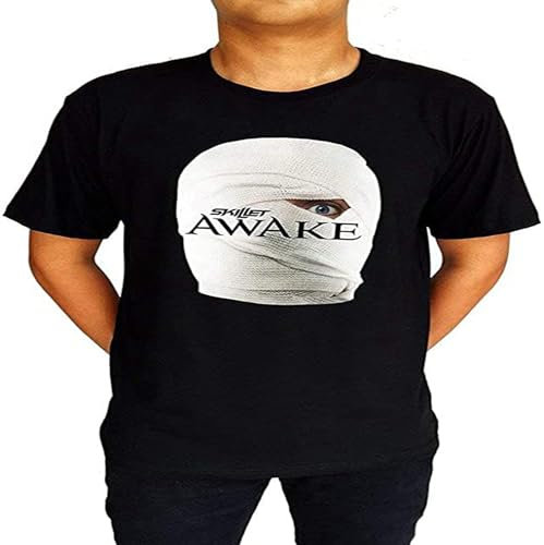 Skillet Awake Alive Alternative Rock Band Men's T Shirt Black XXL