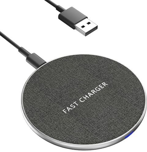 Wireless Charging Pad 20W, Fast Wireless Charger Wireless Phone Charger Compatible with iPhone 12/13/14/15/16, Inductive Charging Station Compatible with Samsung Galaxy S24/S23/S22/S21/Google Pixel