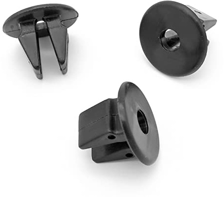 VVO Fasteners Plastic Front Wheel Arch Lining and Mudguard Clip, Black (Pack of 10)