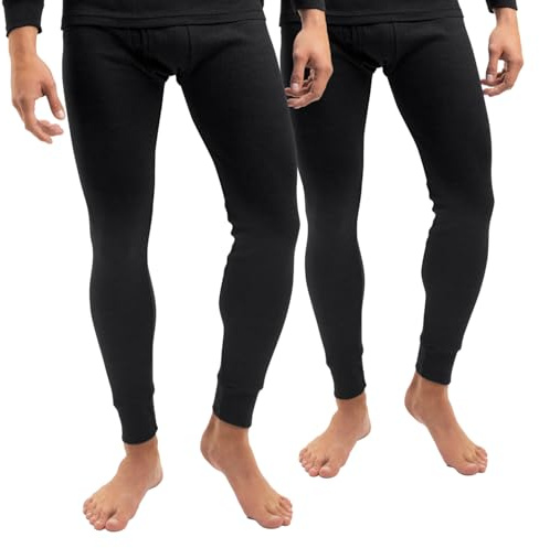 Celodoro 2er Pack Herren Ski-Thermo Unterhose - Lange Winter Unterhosen