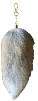 YANINEE 25 cm Therian Tail, Fuchsschwanz Anhänger, Fox Tail
