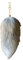 YANINEE 25 cm Therian Tail, Fuchsschwanz Anhänger, Fox Tail