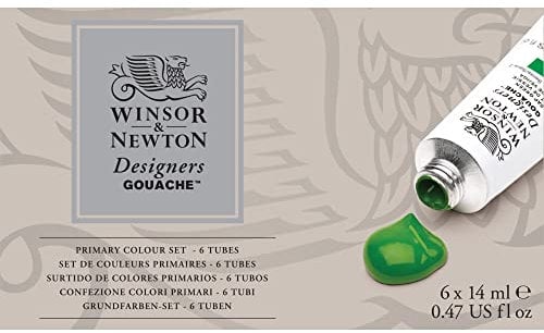 Winsor & Newton Gouache Designers Set Primaires 6X14ml
