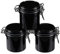ERINGOGO Eyelash Glue Storage Jar Set of 3 Airtight Containers for Eyelash Grafting Tools Sturdy Glue Holder for Cosmetologists Convenient Storage