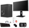 Estación completa PC ensamblada nueva, ordenador de sobremesa Intel i7-4790, RAM 16 GB SSD 512 GB NVme, Wi-Fi, Windows 11, Office 2021 + ratón, teclado y monitor de 24 pulgadas usado