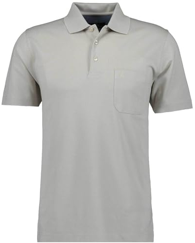 RAGMAN Herren Softknit-Poloshirt Fishnet