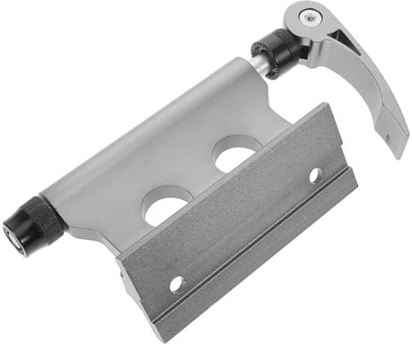 Garneck Vorderradhalter Für Mountainbikes Gabelhalterung Mit Schnellspanner Für Fahrradzubehör Für Outdoor-Reisen Silberfarbig Geeignet Für Lagerung Und Transport