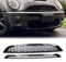 2 Stücke Vordere Gitter 51137026202, Wabengitter Grillschutzabdeckung, Front Upper & Lower Honeycomb Mesh Frontgrill, Vorderer Stoßstangengrill für Mini Cooper R50 R52 R53 2001-2006, Glänzend Schwarz