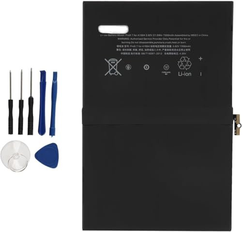 3.82V 27.9WH 7306mAh A1664 Tablet Batteria di Ricambio Compatibile per Apple iPad 7 Pro 9.7 A1673 A1674 A1675 Series