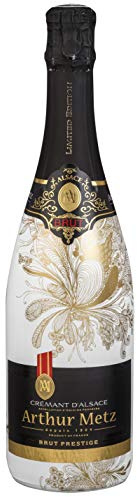 Arthur Metz - Cremant d'Alsace Brut Prestige, Méthode Traditionnelle (1 x 0.75 l) (Packung mit 6)