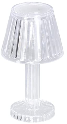 Haofy Mini-Tischlampe aus Kristall, Batteriebetriebenes LED-Licht, Elegante Nachtbeleuchtung für Schlafzimmer, Kinderzimmer und Arbeitszimmer (Warmes Weiß)