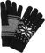 Damen und Herren Strickhandschuhe in dezenten Farben Farbe Norweger/Schwarz