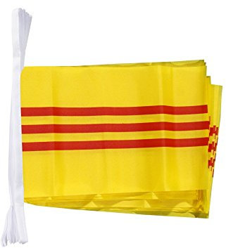 Digni Guirlande 15 Drapeaux Viêt Nam Vietnam du sud - 5,9 m Sticker Gratuit