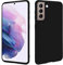 HSP Schwarze Hülle kompatibel mit Samsung Galaxy S21+ 5G | Premium TPU Silikon Case | Geeignet für Induktives Laden | Kratzfest Stoßfest | Matte Oberfläche | Passgenaue, weiche, dünne Schutzhülle