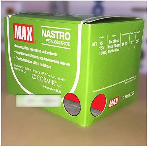 GLD Forniture Max Band für Bindemaschine TAPENER E Stocktape Farbe Rot 16 m - 10 Rollen