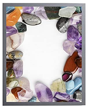 arte-tuo Bilderrahmen Opal X | 60x80 cm | Grau | Antireflex Kunstglas | Poster Puzzle Diamond Painting Drucke