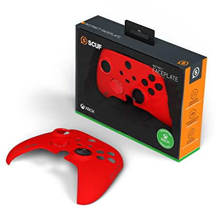 Scuf Instinct austauschbare Frontplatte, Controller-Farb-Designs für Xbox Series X|S und Xbox One - Rot
