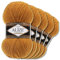 Alize 5 x 100 g Lanagold Wolle | 53 Auswahl | Stricken Häkeln Wolle (645 | Senf)