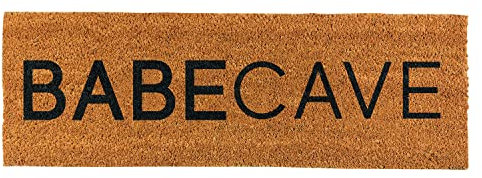 Santa Barbara Design Studio Lili + Delilah Fußmatte aus Kokosfaser, rutschfest, 76,2 x 25,4 cm, Babe Cave