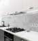 MyMaxxi Küchenrückwand Folie selbstklebend matt - einfache Montage ohne Bohren 0,4mm stark Versteift - Motiv Beton in Marmor Optik 60cm hoch - Spritzschutz Küche Klebefolie - Mauer Wand 400 x 60cm