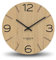 Cander Berlin MNU 2730 I Wanduhr Holz lautlos 30 cm modern Eichenfurnier Vintage ohne Ticken Wohnzimmer Büro Küche analog