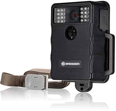 Bresser Wildkamera 5 MP Full-HD mit PIR-Bewegungssensor, Infrarot-LED-Beleuchtung, Wasserdicht IP65, 5MP Sensor, Gartenüberwachung, Tierbeobachtung, 32 GB MicroSD