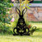 Osterdeko Osterhase Frühlings Deko Ostern Osterhase Garten Gartenstecker Kaninchen-Form Gartendeko Osterstecker Osterhasen Figuren Draußen Deko Ostern Geschenke Gartendeko Metall Deko (B, One Size)