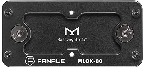 FANAUE MLok Arca Rail Tripod Mount Adapter Compatiable Arca-Swiss/RRS Dovetail Tripod Ballhead Quick Release Plate M LOK