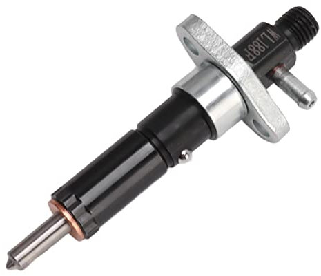 Jeanoko Einspritzdüse 188F für Luftgekühlte Einzylinder-Dieselmotoren, Schwarz, Eisen, Generator, 2-Port, Flansch & Gewindeanschluss