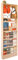 morimoe Wooden Kids Bookshelf, Wall Mount Shelf with Hooks, Organizer for Toys and Books, Space-Saving