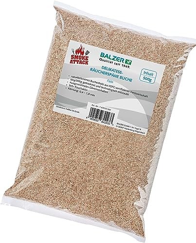 Balzer Smoke Attack Räuchermehl Buche - Fein - Ideal zum Räuchern von Fisch und Fleisch, Inhalt: 500g