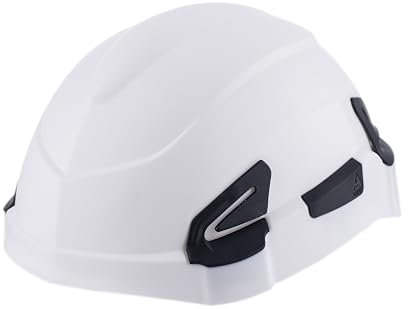 Libus Andes Bauhelm für die Höhe, verstellbare 6-Punkt-Ratschenfederung/Kinnschutz, ANSI/ISEA Z89.1 zertifizierter Schutzhelm, 8 Ankerpunkte