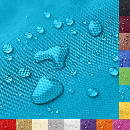 Ygann Wasserdichtes Polyesterstoof, 12.000 mm Wassersäule, 90 cm breit, Menge = Meter, Meterware, wasserdicht, reißfest, strapazierfähig, Outdoor-Gewebe, Farbe, Länge