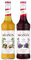 MONIN - Assortiment Sirop Fruit de la Passion & Sirop Violette - Pour Prosecco, Cocktail, Thé Glacé, Limonade - Arômes Naturels - Bouteille en Verre - 2 x 70 cl
