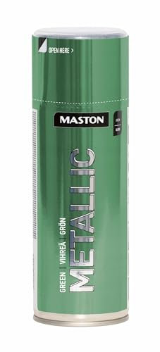 Maston Spray Paint Metallic Gloss Green 400ml