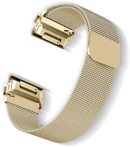 SeNool QuickFit 26mm Armband für Garmin Enduro 3/Fenix 8 51mm/Epix 2 Pro 51mm/Fenix 7X Pro Solar, Metall Magnetversch Ersatzarmband Uhrenarmband für Garmin Fenix 7X/Fenix 5X GPS/Fenix 5X Plus - Gold