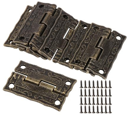 8 Stück Antik Bronze Flachscharniere für Rolladen Schrank Kleiderschrank 3,6 cm x 2,3 cm