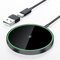 Induktive Ladestation Kompatibel mit Magsafe Ladegerät, 15W Magnetische Wireless Charger Pad Kompatibel mit Apple Ladestation, Schnelles Kabelloses Handy Ladestation Kompatibel mit iPhone und Airpods