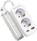 Reiseadapter Indien, Sri Lanka mit PD20W USB Schnellladegerät, Reisestecker Typ D, 2-Fach Steckdosenadapter für Indi, Sri Lanka, Nepal, Irak, Madagaskar, Namibia, Tansania, 1,5M Kabel, Typ D
