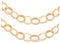 Alipis Bamboo Link Chain Decor Unfinished Door Curtain Chain Door Curtains Fly Screen