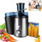 Juicer Machines, Centrifugal Juicers Whole Fruit and Vegetable with 2 Speed Setting, Big Mouth Large 65MM Feed Chute Juice Extractor Machine, Easy to Clean, BPA Free
