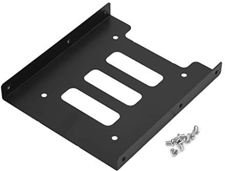 Adaptador de metal SSD de 2.5 a 3.5 pulgadas, soporte de montaje para disco duro externo para PC