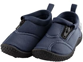 Sterntaler Badeschuhe Zipper – Baby- und Kinder Badeschuhe aus Funktionsmaterial, uni, mit Reißverschluss, ideal für Wasser & Schwimmbad, Marine, Größe 26