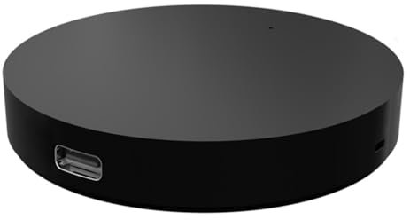 Ujjdwiurgh Tuya WiFi IR Control Remoto para Smart Home TV DVD AUD Aire Acondicionado Control de Voz Funciona con Home