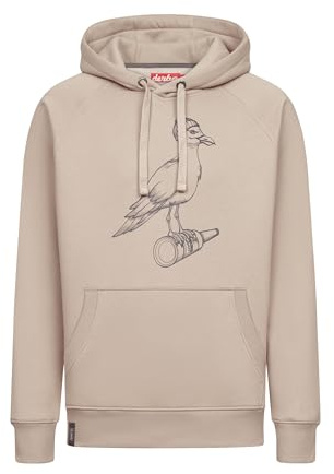 derbe Herren Hoodie Sturmmöwe Mono GOTS Kapuzenpullover